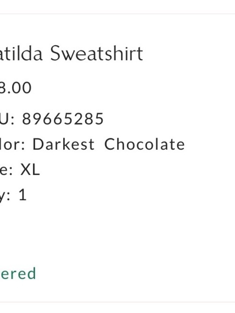 Free People Matilda Sweatshirt in Darkest Chocolate - Picture 3 of 10